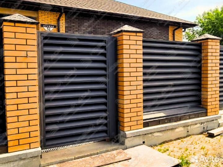 Забор жалюзи еврозабор