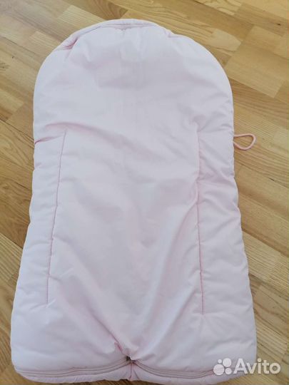 Конверт (кокон) на овчине (на выписку, в коляску)
