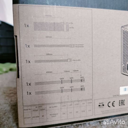 Как новый. Xilence 550w red wings