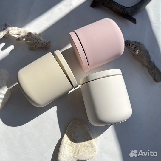 Стакан с крышкой гипс