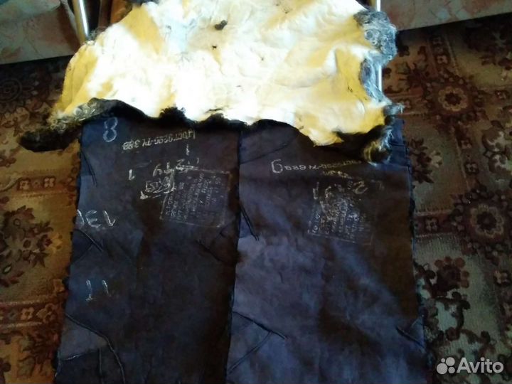 Куски меха разные