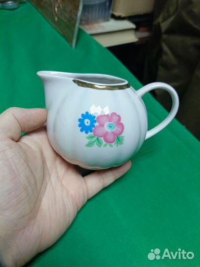 Сахарница и сливочник СССР. Дулево