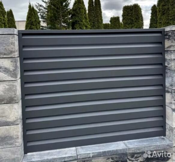 Забор жалюзи