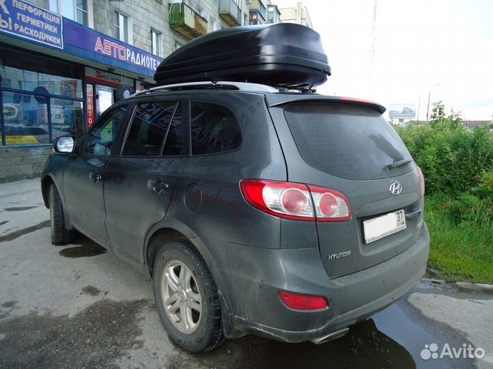 Багажник бокс на крышу Hyundai Santa Fe (2006-2012