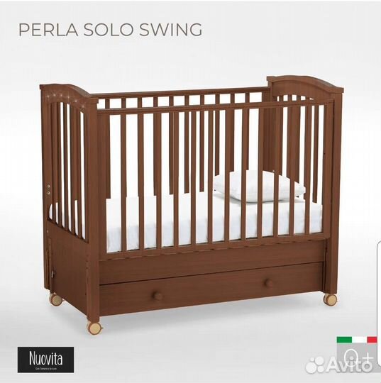 Детская кроватка Nuovita с ортопедическим матрасом