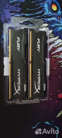 Оперативная память Kingston hyperx 2133 ddr4 8gb