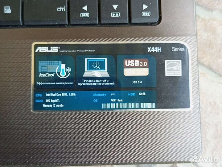 Ноутбук asus на запчасти