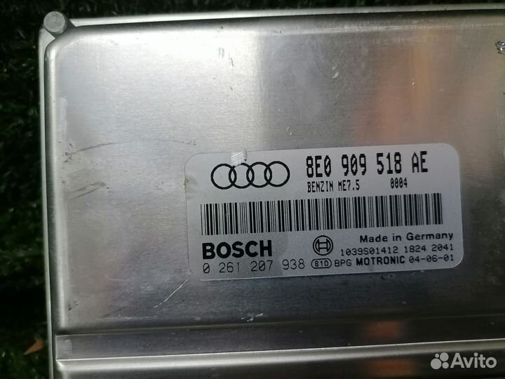 Блок управления двигателем 0261207938 AMB Audi A4 A4 B6 8E5 8EC B6