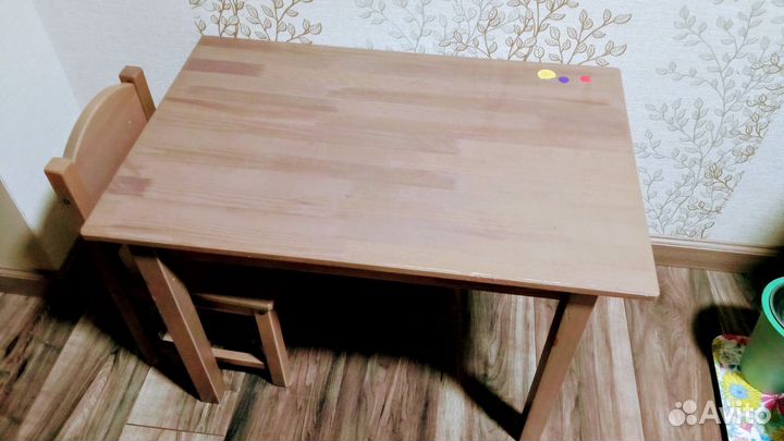 Детский стол и стул IKEA сундвик
