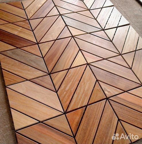 Деревянная мозаика на стену