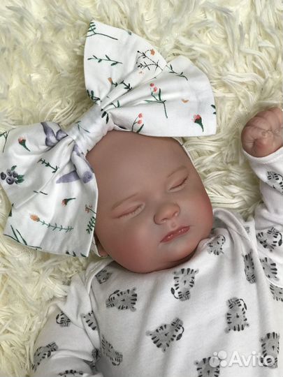 Кукла реборн с ресницами новая