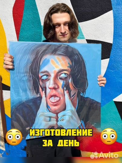 Портрет на холсте по фото