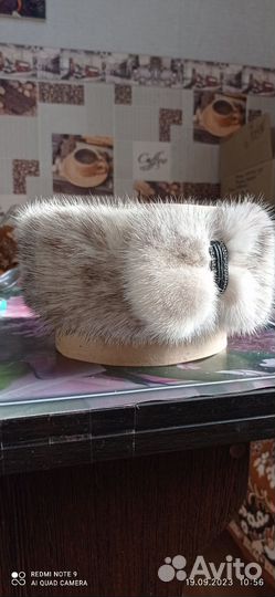 Повязка на голову норковая