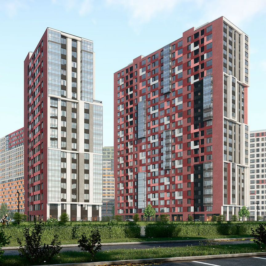 2-к. квартира, 56 м², 3/18 эт.