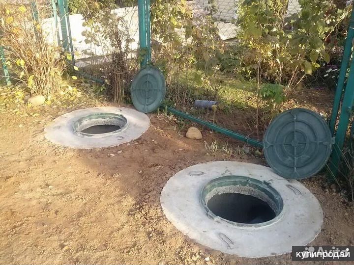 Септик для дачи из бетонных колец