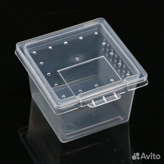 Переноска - отсадник для рептилий, 6,8 х 6,8 х 4,5