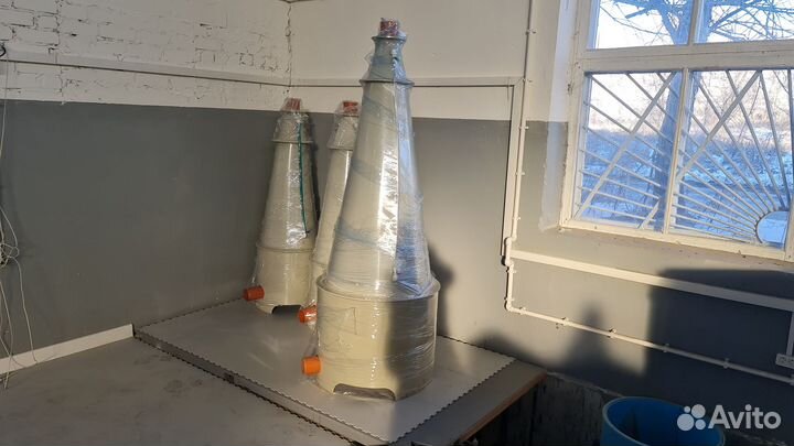 Кислородный конус на 30 кубов для узв и рыбных фер