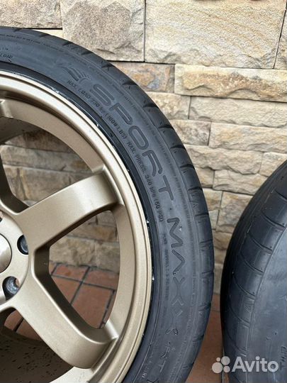 Диски Volk te37 + Dunlop Sport