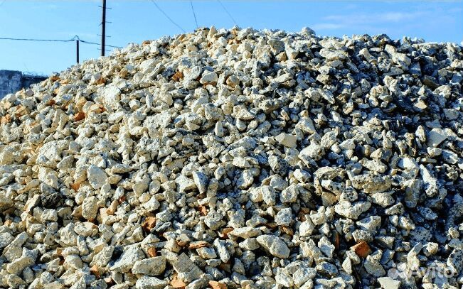 Щебень вторичный с доставкой