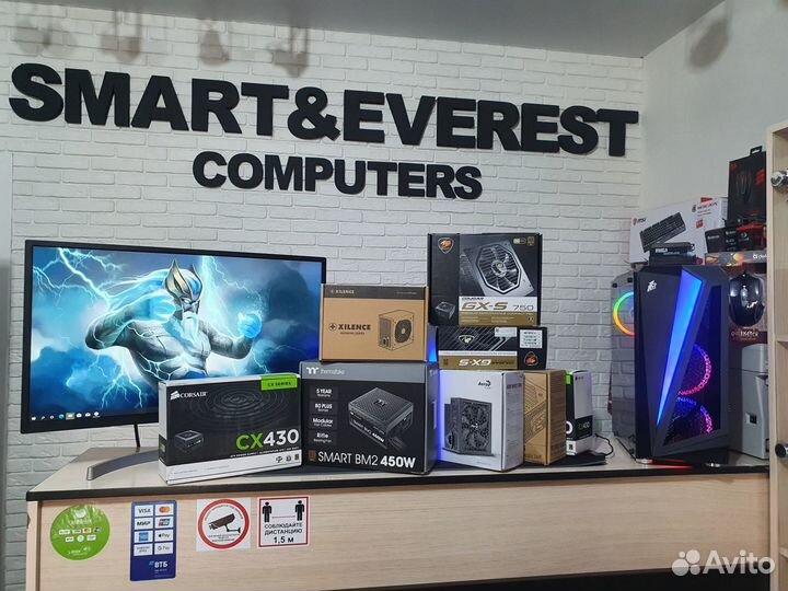 Лучший игровой пк Intel Core i5-4570/GTX 1650 гара