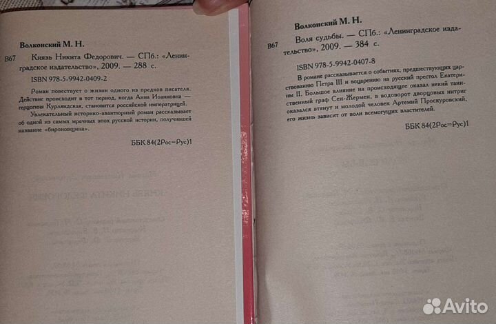 Роман. Михаил Волконский