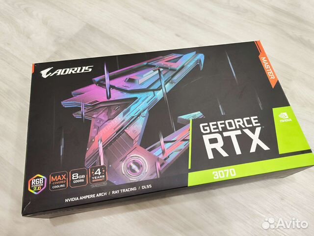 Видеокарта gigabyte GeForce RTX 3070 aorus master купить в Красноярске ...