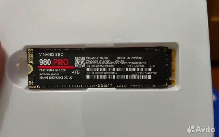 SSD M.2,2 TB nvme PCIe 4.0