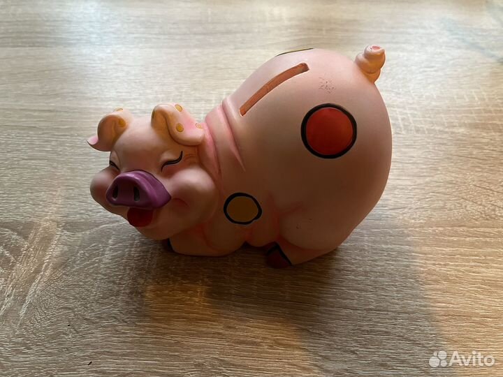 Копилка свинка керамика