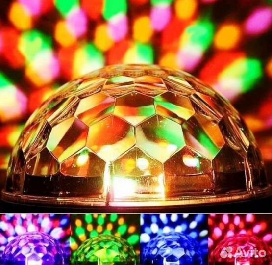 Дискошар музыкальный проектор колонка Bluetooth