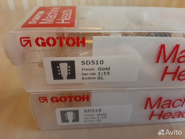 Локовые золотые колки Gotoh SD510 3+3 для Gibson