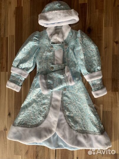 Детский новогодний костюм снегурочка