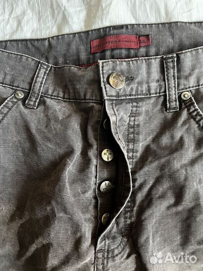 Джинсы y2k широкие мужские винтаж John Richmond