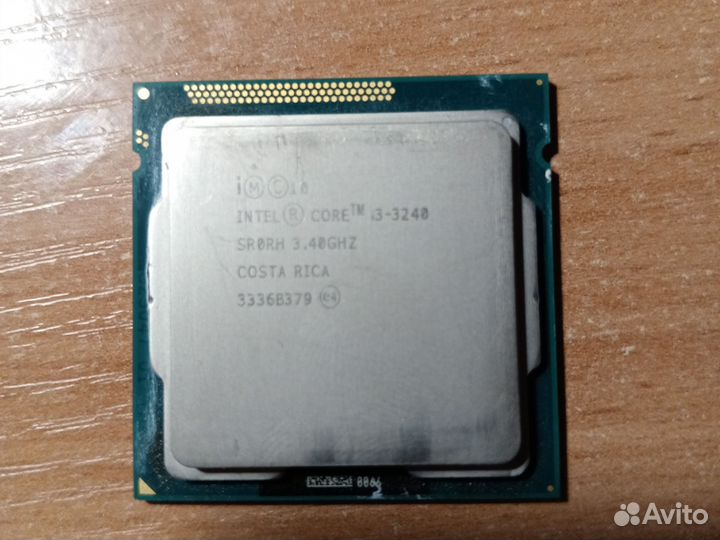 Процессор Intel core i3 - 3240. 1155 сокет