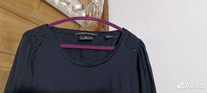 Фуфайка Maison scotch с камнями и фонарик рукав