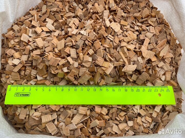 Щепа ольхи для копчения в мешках