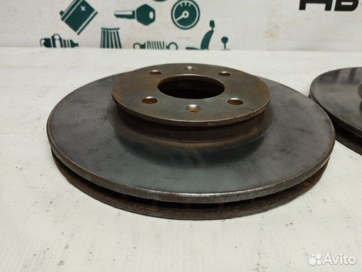 Тормозные диски переднее Hyundai Solaris седан