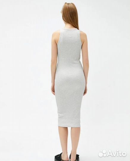 Серое платье новое