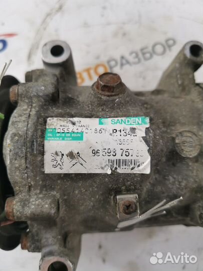 Компрессор кондиционера Peugeot 207 2006 - 2020