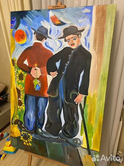 Картина маслом Чарли