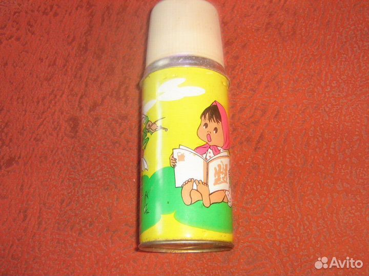 Термос детский роспись СССР Девочка и кузнечик