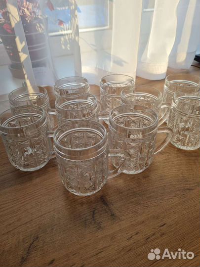 Хрустальные бокалы 14шт