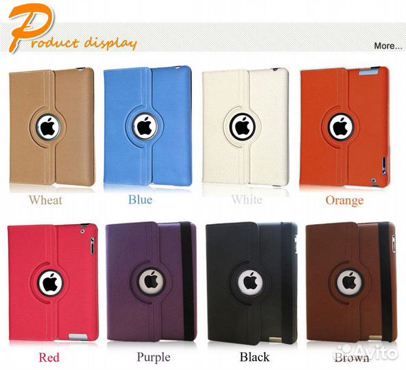 Чехлы на iPad 4/3/2, iPad mini, Много Разных