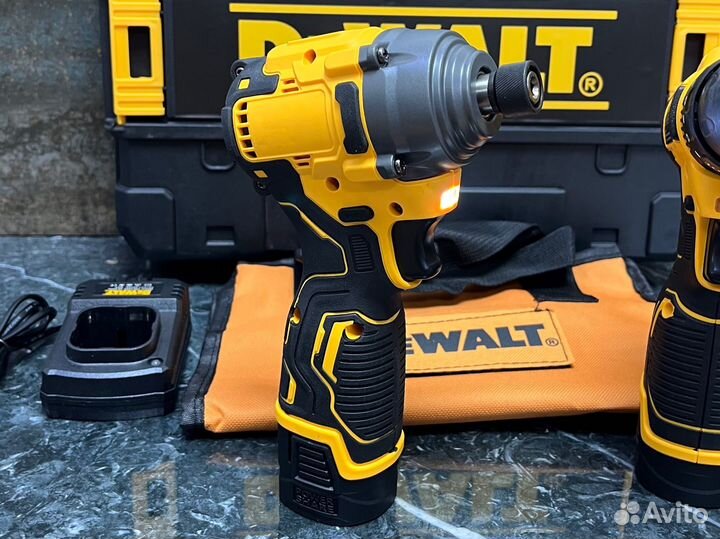 Бесщеточный шуруповерт+импакт Dewalt 2в1