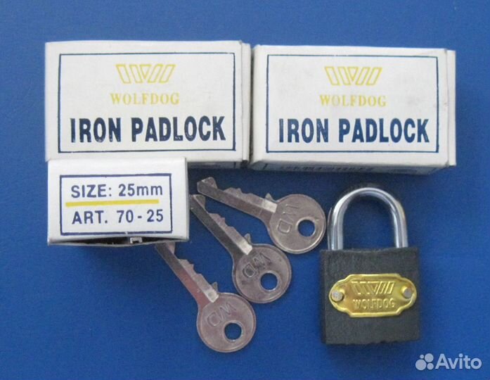 Замок навесной. Личинка 