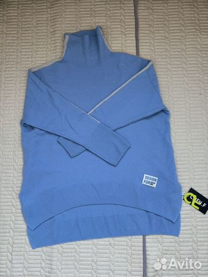 Тонкий кашемировый свитер onesize 44-50
