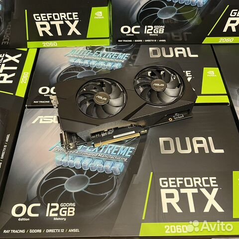 Видеокарты Asus RTX 2060 12GB Dual Evo OC купить в Москве | Электроника ...