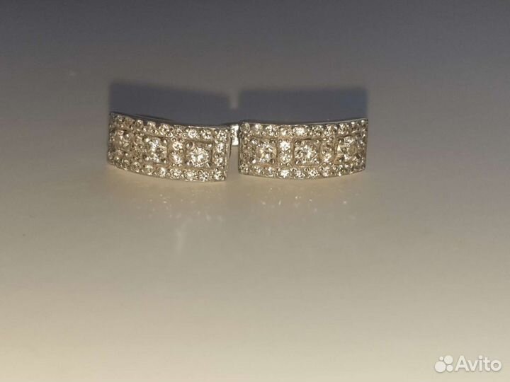 Серьги с бриллиантами Эпл. Якутские бриллианты