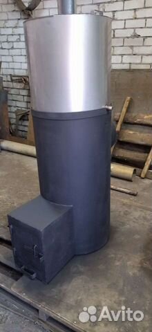 Печь для бани с баком