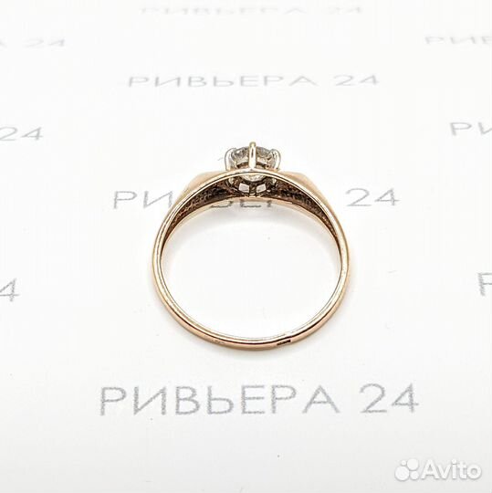 Золотой браслет с фианитами 585 пробы 12,33 грамм