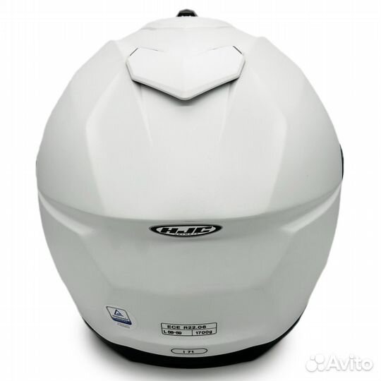 Мотошлем HJC I-71 semi flat pearl white